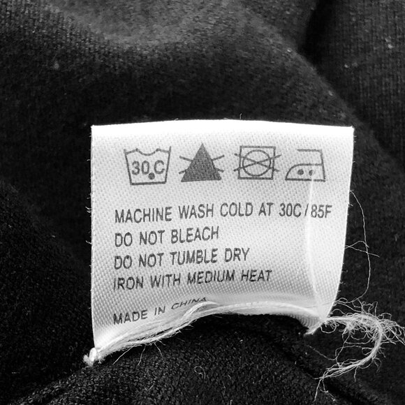 Patti Boutik Black Bodycon Dress Long Sleeve V-Neck Cross-Over Womens Large - Picture 9 of 14